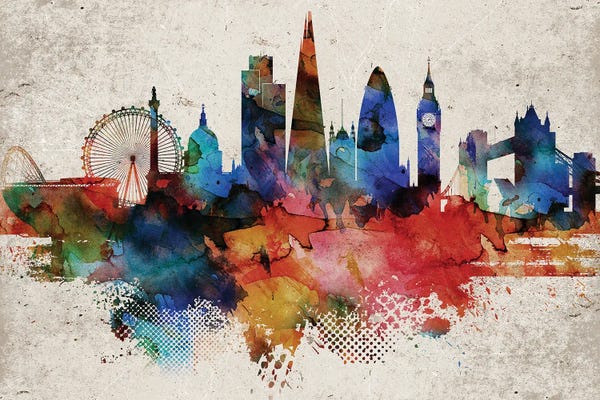 WallDecorAddict: London Abstract by WallDecorAddict