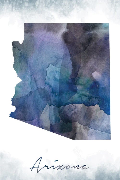 Arizona State Bluish by WallDecorAddict wall art