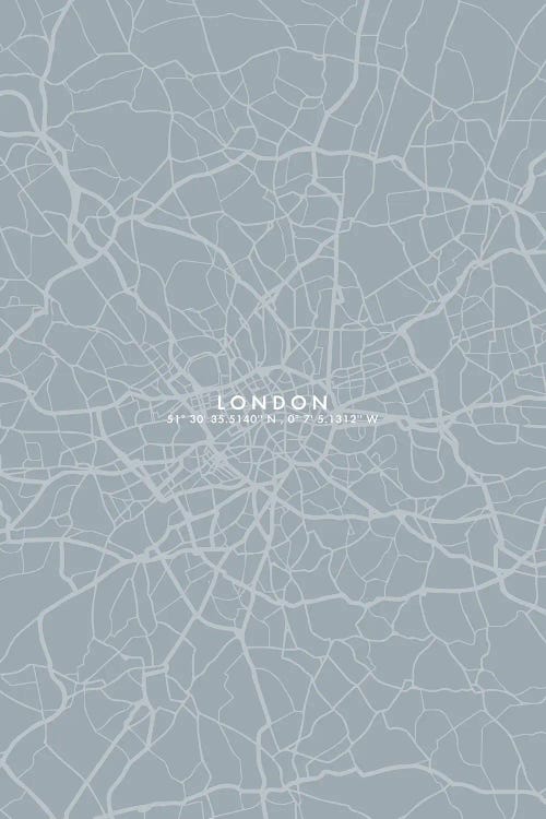 London City Map Simple Color