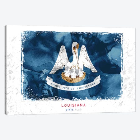 Louisiana Canvas Print #WDA220} by WallDecorAddict Canvas Art Print