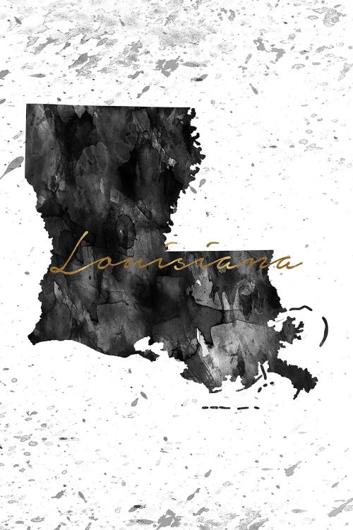 Louisiana Black And White Gold