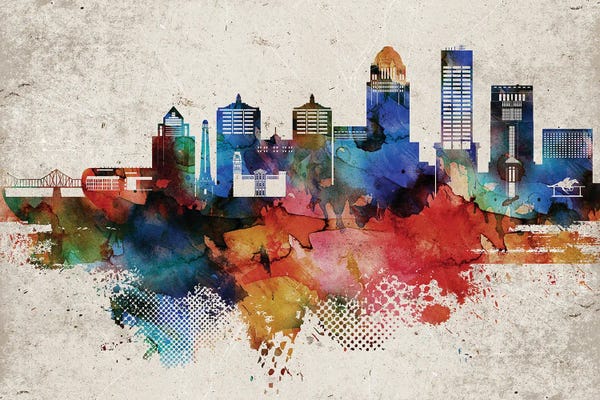 WallDecorAddict: Louisville Abstract by WallDecorAddict