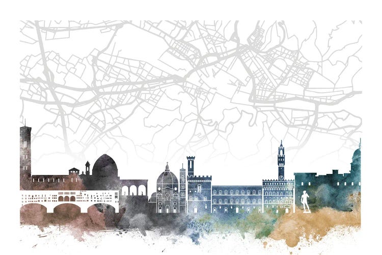 Florence Skyline City Map