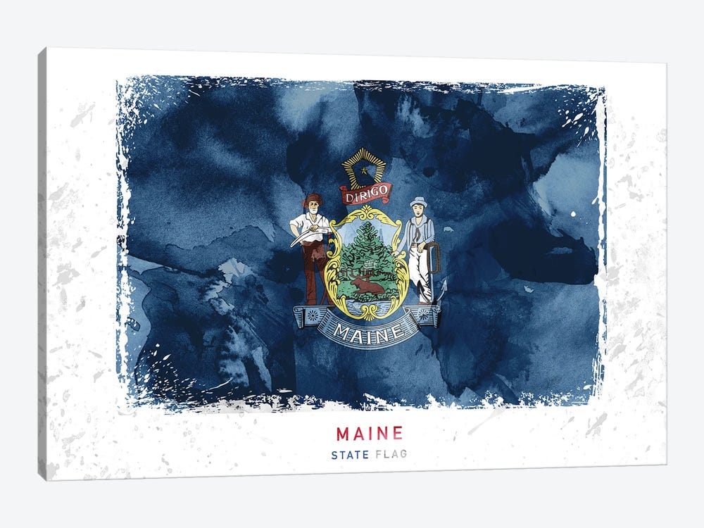 Maine by WallDecorAddict 1-piece Art Print