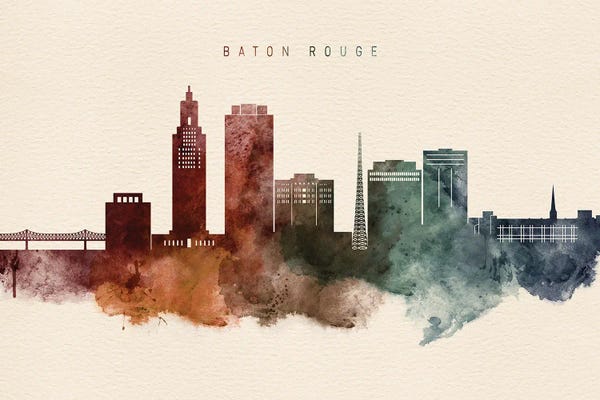 Baton Rouge Skyline Desert Style
