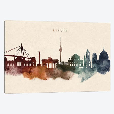 Berlin Skyline Desert Style Canvas Print #WDA2362} by WallDecorAddict Canvas Print