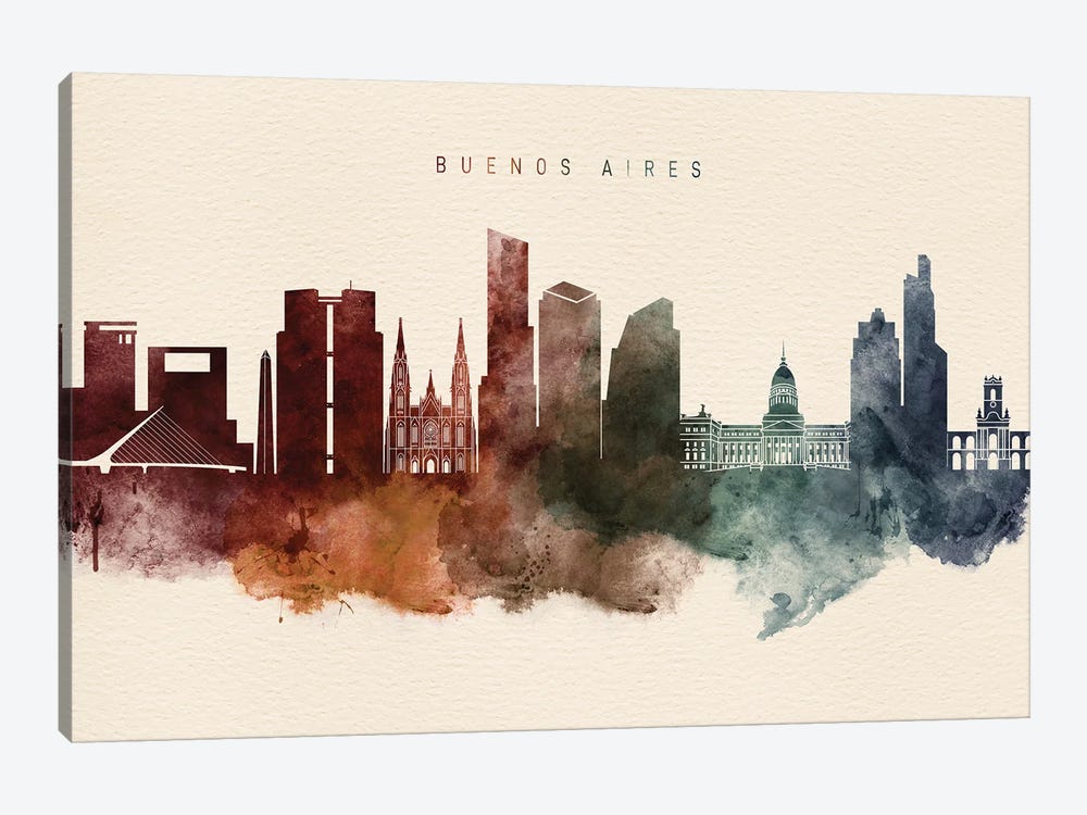 Buenos Aires Desert Skyline by WallDecorAddict 1-piece Canvas Art Print