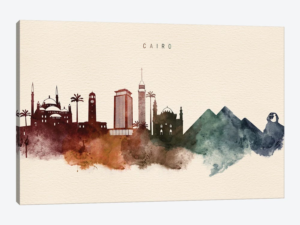 Cairo Skyline Desert Style by WallDecorAddict 1-piece Art Print