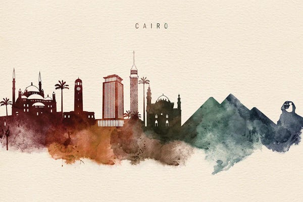 Egypt: Cairo Skyline Desert Style by WallDecorAddict