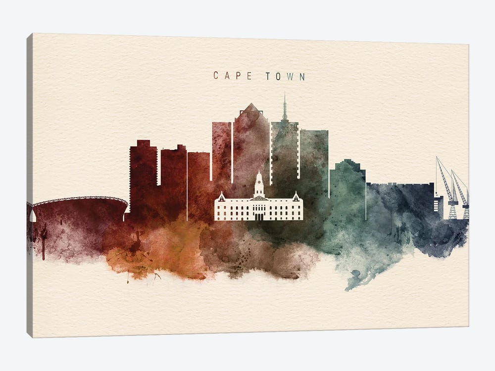 Cape Town Desert Skyline by WallDecorAddict 1-piece Canvas Art Print