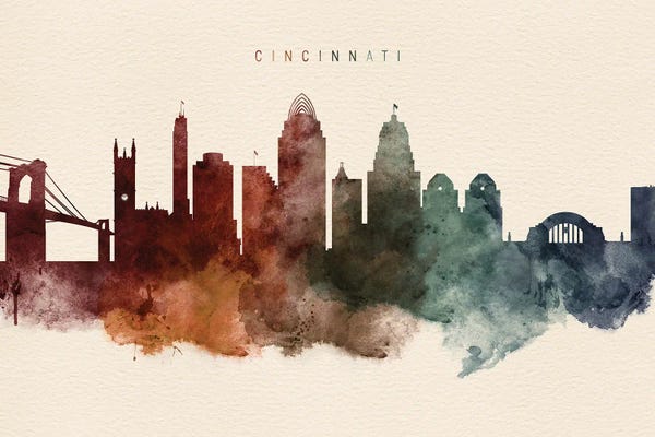 Ohio: Cincinnati Desert Skyline by WallDecorAddict