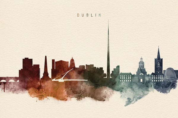 Dublin: Dublin Desert Skyline by WallDecorAddict