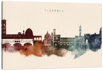Florence Desert Skyline Canvas Art Print - Florence Art