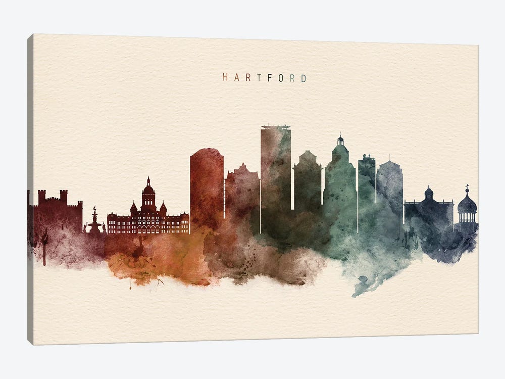 Hartford Desert Skyline by WallDecorAddict 1-piece Canvas Artwork
