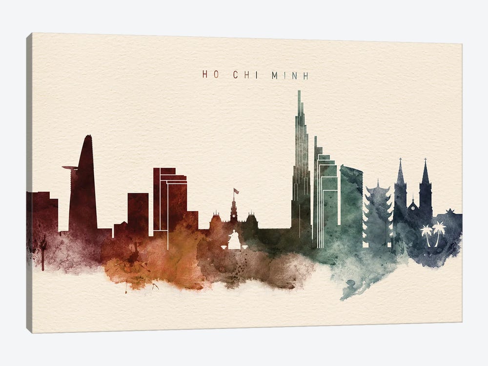 Ho Chi Minh Desert Skyline by WallDecorAddict 1-piece Canvas Art Print