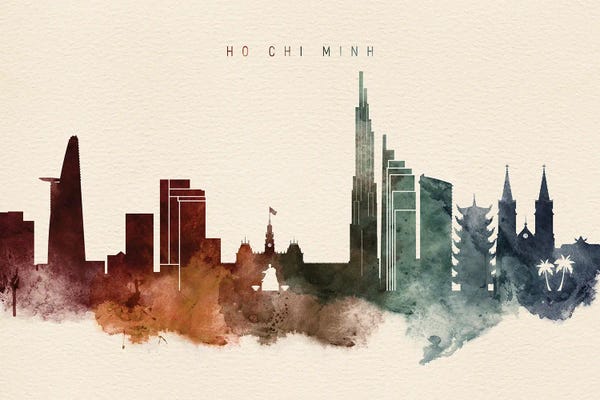 Ho Chi Minh City (Saigon): Ho Chi Minh Desert Skyline by WallDecorAddict