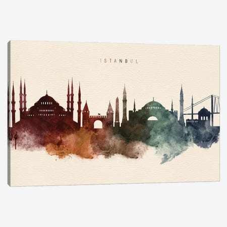 Istanbul Desert Skyline Canvas Print #WDA2401} by WallDecorAddict Canvas Wall Art