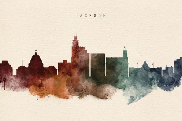 Michigan: Jackson, Michigan Desert Skyline by WallDecorAddict