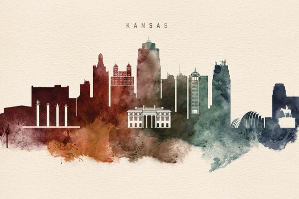 WallDecorAddict: Kansas City Desert Skyline by WallDecorAddict