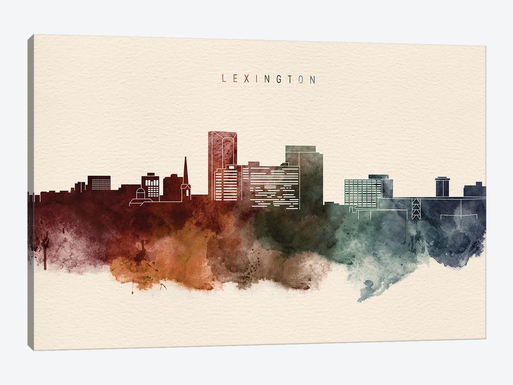 Lexington, Kentucky Desert Skyline by WallDecorAddict 1-piece Canvas Artwork
