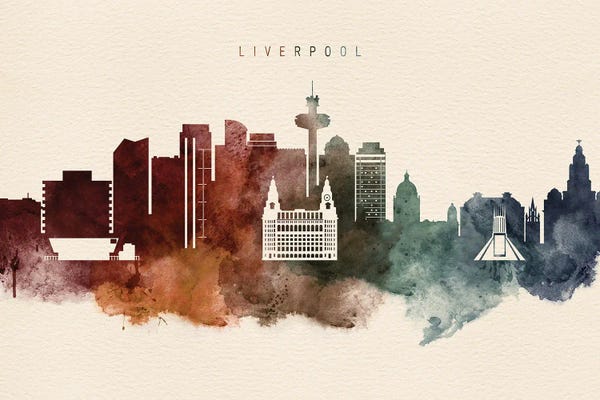 Liverpool: Liverpool Desert Skyline by WallDecorAddict