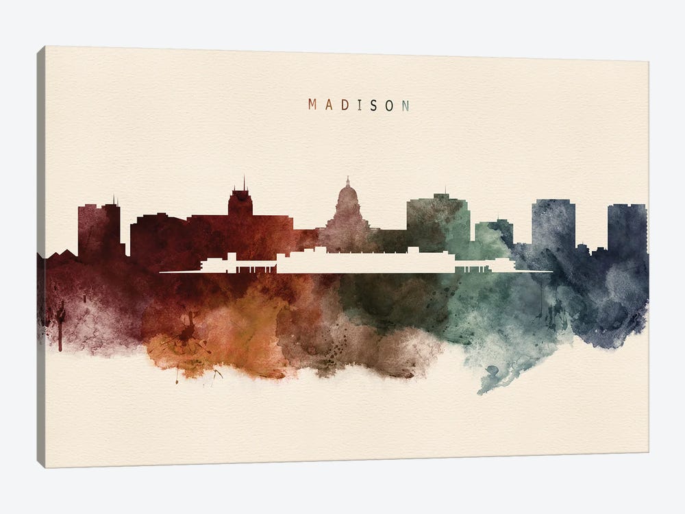 Madison Desert Skyline by WallDecorAddict 1-piece Canvas Print