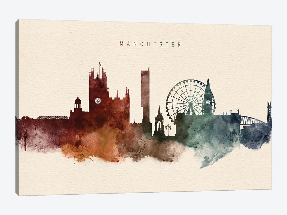 Manchester Desert Skyline by WallDecorAddict 1-piece Canvas Art Print