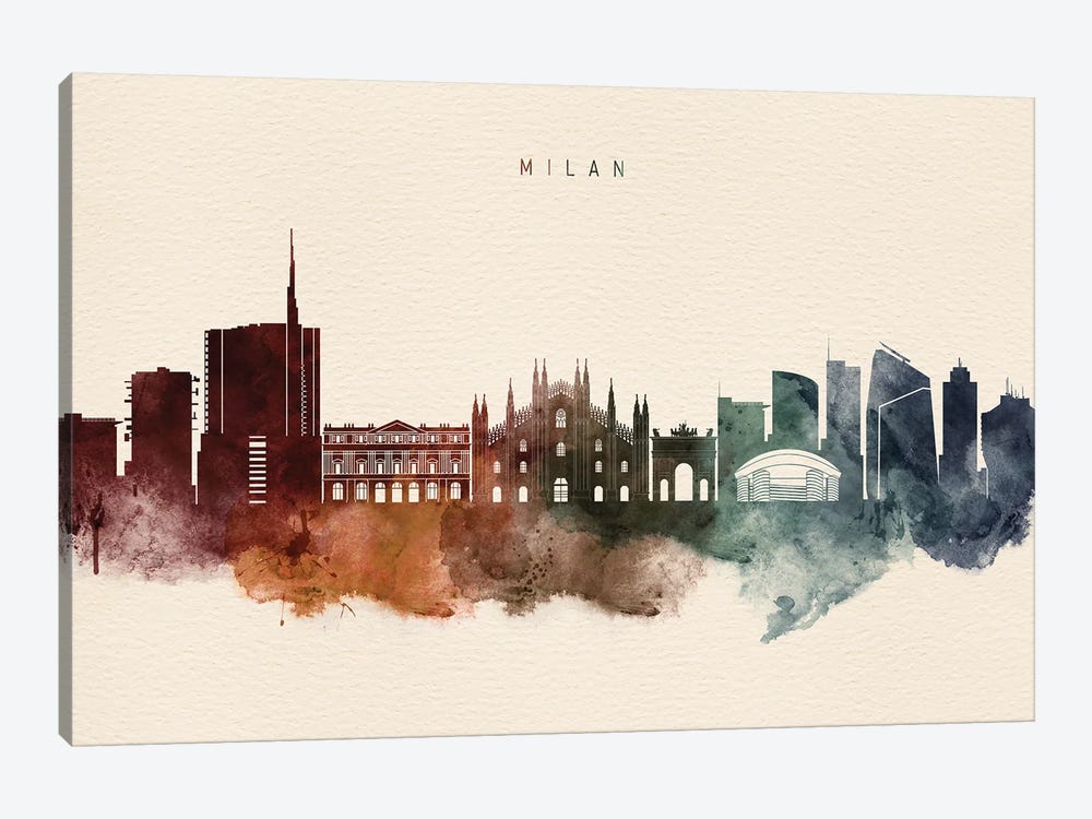 Milan Desert Skyline by WallDecorAddict 1-piece Art Print