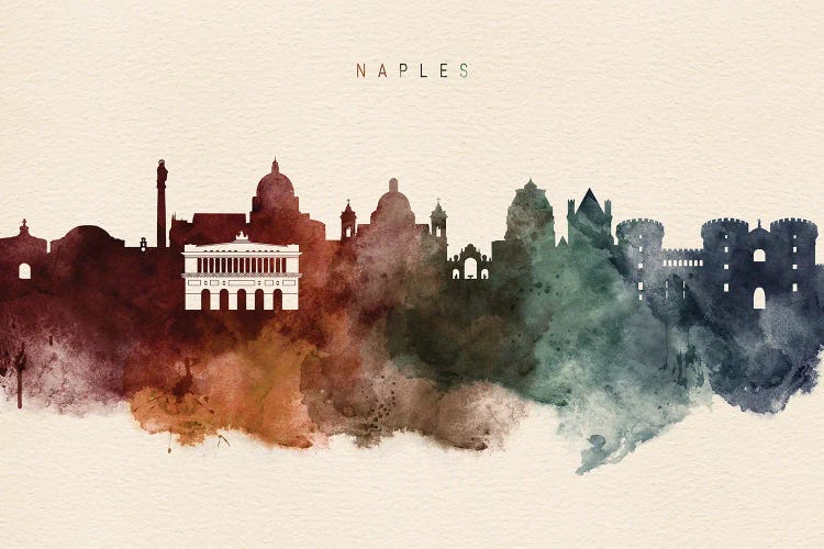 Naples Desert Skyline by WallDecorAddict wall art