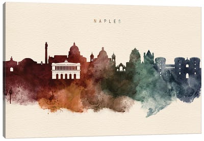 Naples Desert Skyline Canvas Art Print - Naples