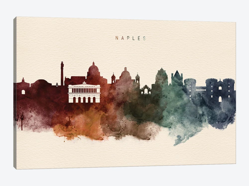 Naples Desert Skyline by WallDecorAddict 1-piece Canvas Art