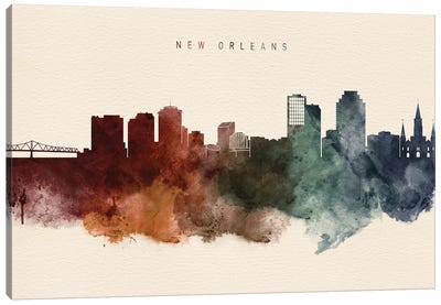 New Orleans Desert Skyline Canvas Art Print - New Orleans Skylines