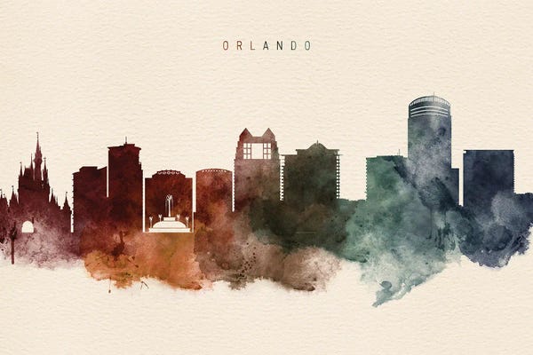 Orlando: Orlando Desert Skyline by WallDecorAddict