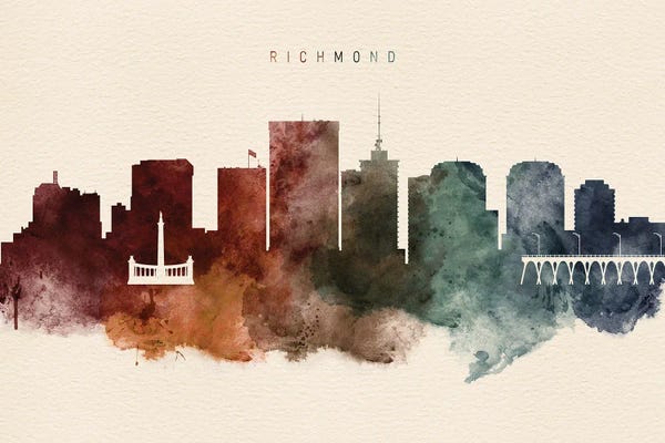 Virginia: Richmond Desert Skyline by WallDecorAddict