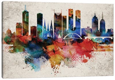 Melbourne Abstract Canvas Art Print