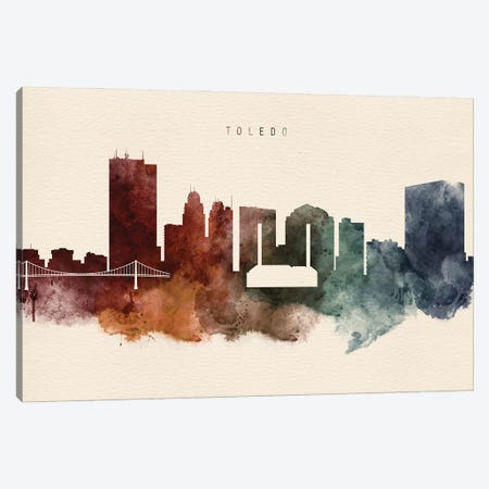 Toledo Desert Skyline Canvas Print #WDA2454} by WallDecorAddict Canvas Art