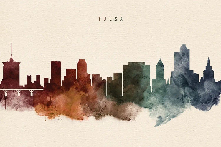 Tulsa Desert Skyline by WallDecorAddict wall art