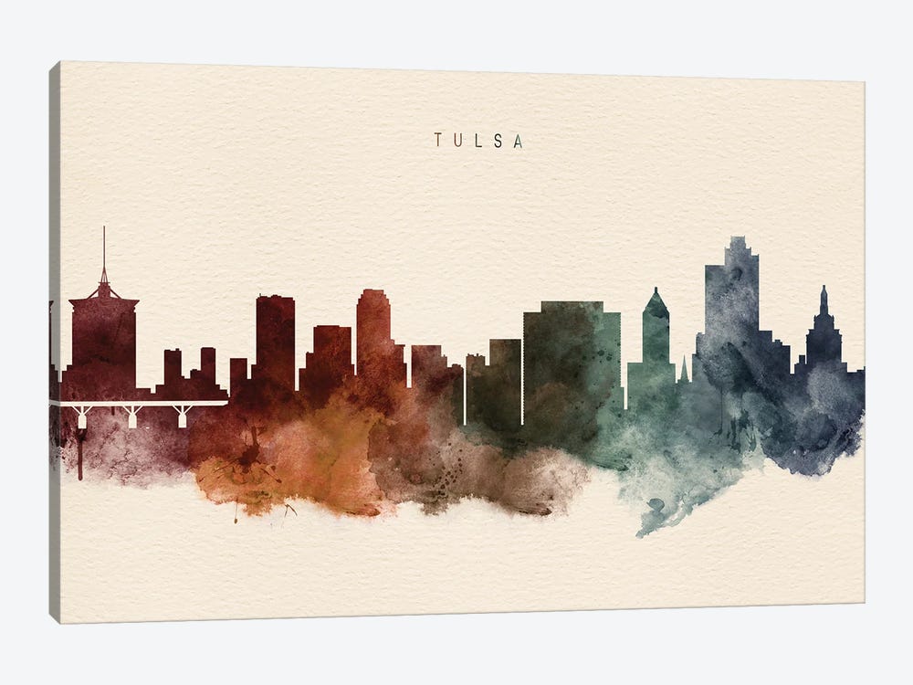 Tulsa Desert Skyline by WallDecorAddict 1-piece Art Print