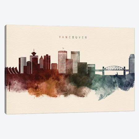 Vancouver Desert Skyline Canvas Print #WDA2457} by WallDecorAddict Canvas Artwork