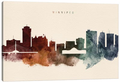 Winnipeg Desert Skyline Canvas Art Print