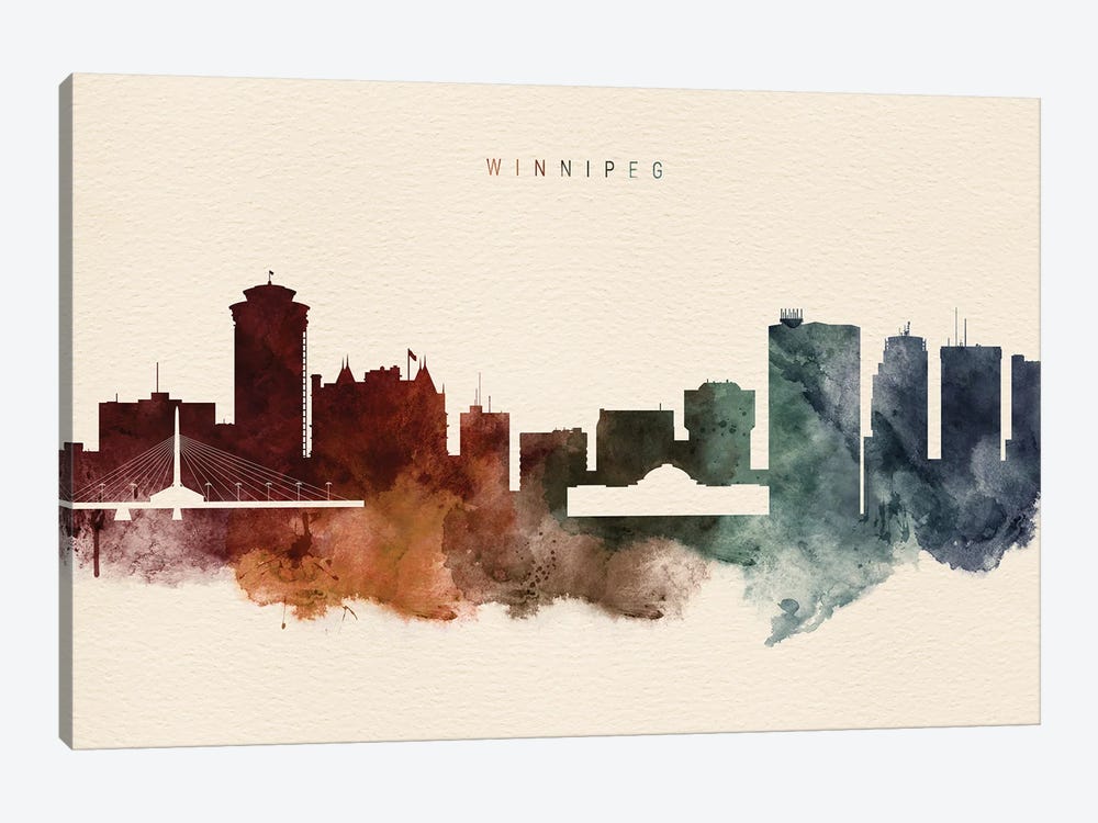 Winnipeg Desert Skyline by WallDecorAddict 1-piece Canvas Art Print