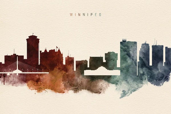 Manitoba: Winnipeg Desert Skyline by WallDecorAddict