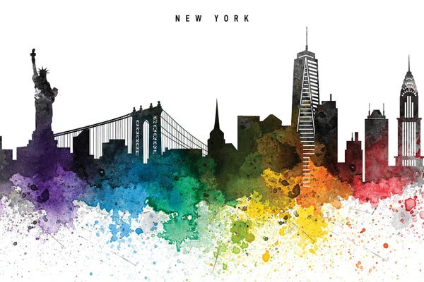 New York Skyline, Rainbow Style