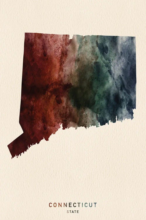 Connecticut by WallDecorAddict wall art