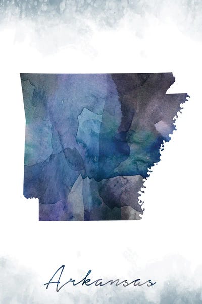 Arkansas: Arkansas State Bluish by WallDecorAddict