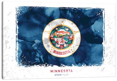 Minnesota Canvas Art Print - U.S. State Flag Art