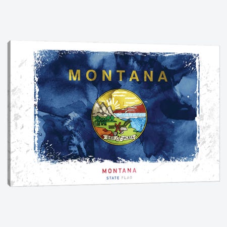 Montana Canvas Print #WDA284} by WallDecorAddict Canvas Art