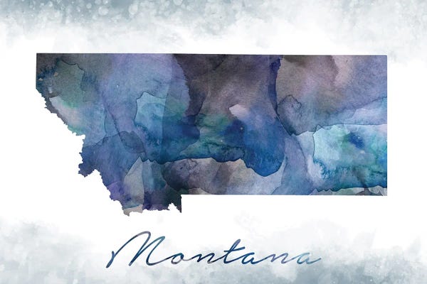 Montana: Montana State Bluish by WallDecorAddict