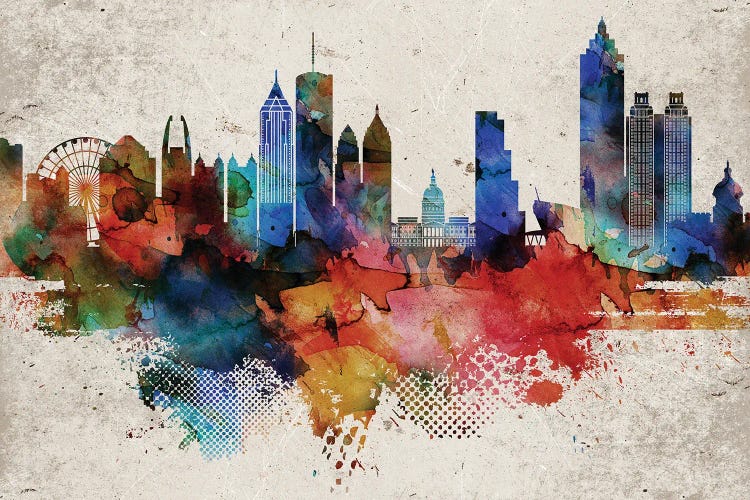 Atlanta Abstract by WallDecorAddict wall art