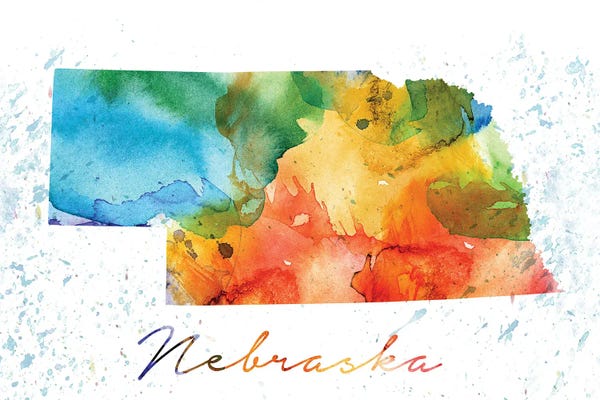 Nebraska State Colorful